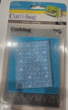CUTTLEBUG Provo Craft Snow Dots A2 Embossing Folder 37-1901 Winter