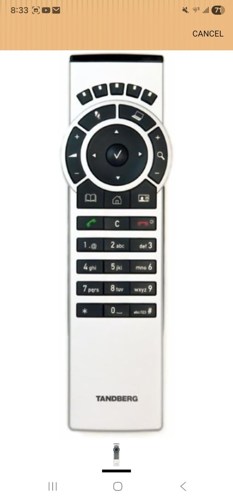 Control Tandberg