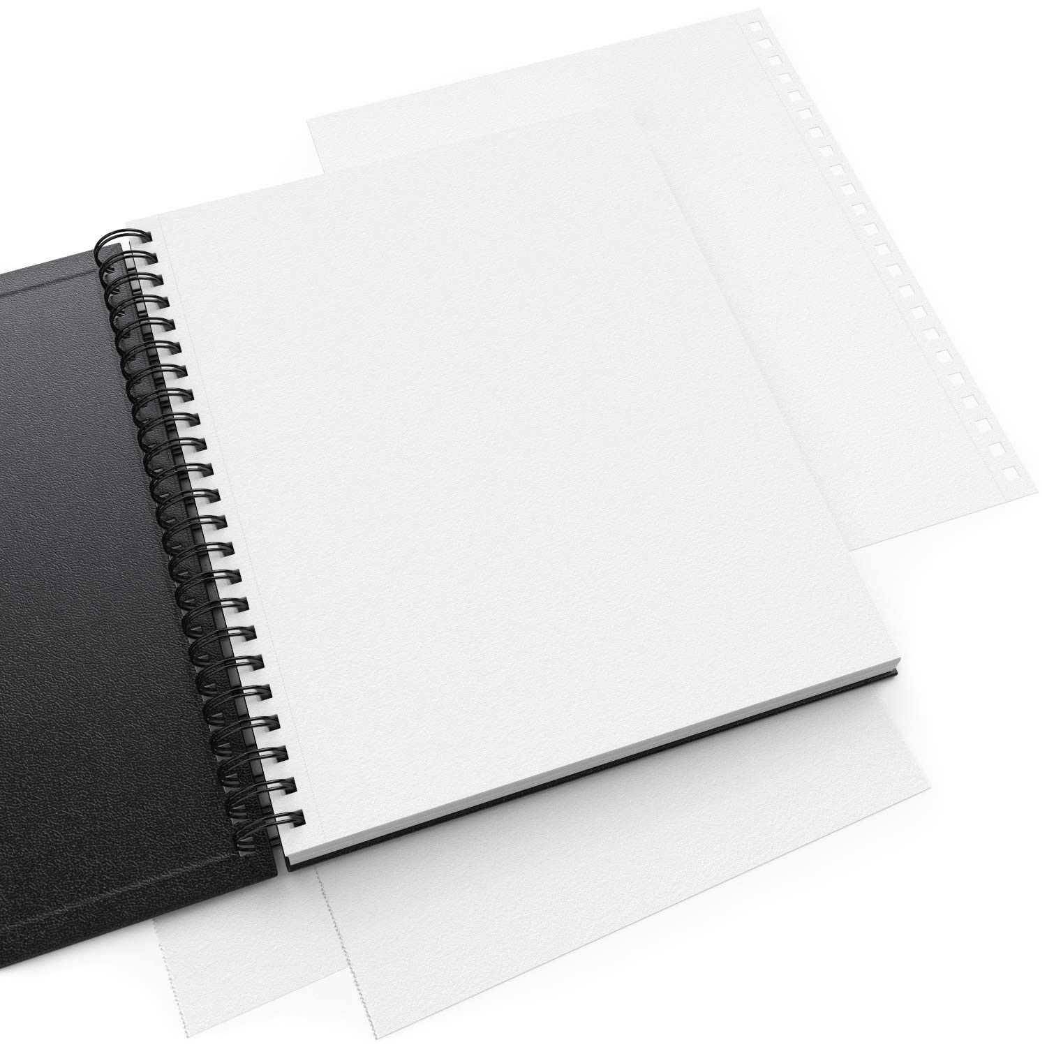 ARTEZA Spiral Sketch Book 5.5x8.5 Drawing Pad 3 Pack 100 Sheets Sketch Pads f...