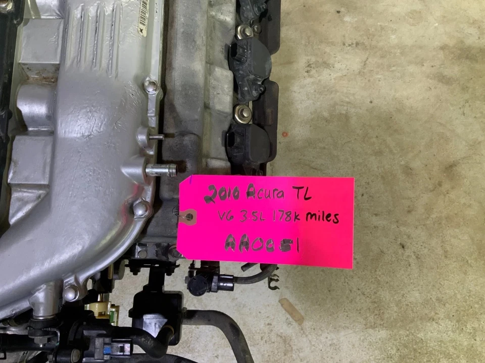 2009 2010 2011 2012 2013 2014 ACURA TL V6 3.5 ENGINE 178K MILES OEM Foto 2 de 4