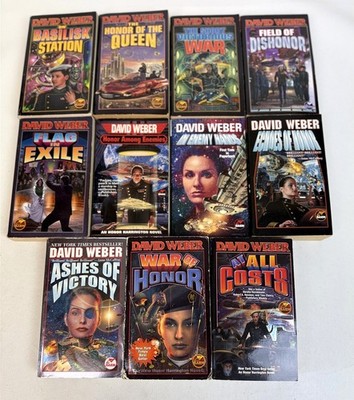 David Weber Lot 1st 11 Honor Harrington On Basilisk Station to At All Costs