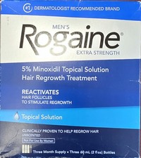 Rogaine Men's Extra Strength Hair Regrowth 3-Month Supply  MAR 2025 