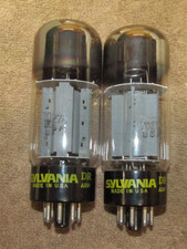 Pair Sylvania 7027A Tubes, Look New, Same Date Codes, Test New, 5 Pair Available