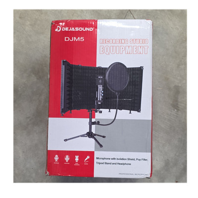 DejaSound DJM5 Condenser Cardioid Mic Kit w/ Isolation Shield, Pop, Tripod