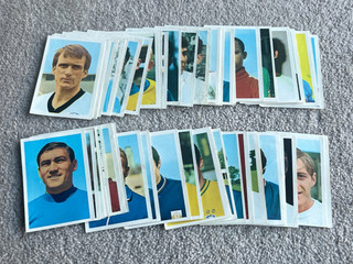 61 Mexico 70 World Cup Soccer Stars by FKS unused stickers #'s below incl' Pele