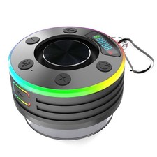 FM Radio Compatible Waterproof Shower Speaker with Long Playtime Battery