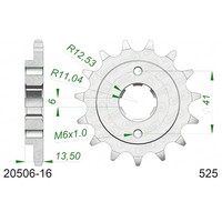 Ritzel Afam Stahl P525 - Z16 (DIS.20506) Honda 600 Vt C Shadow 86/86