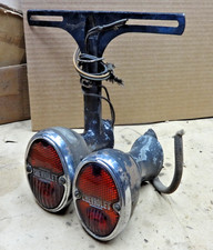 1935 Chevy Master Sedan Tail Light Assemblies Original Gm Pair On Trunk Lid