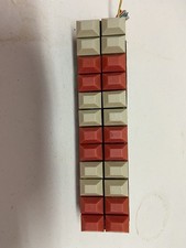 AMI jukebox F120 G120 F-120 buttons. Section of 24 buttons