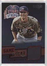 2015 Panini Stars and Stripes Game Gear Longevity Ruby /149 Kris Bryant #56 a7t