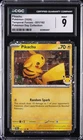 2026 POKEMON TEMPORAL FORCES POKEMON DAY COLLECTION #051/162 PIKACHU CGC 9