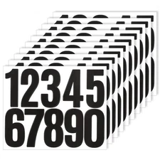 100 Pcs 3" Adhesive Mailbox Numbers Waterproof Number Stickers for Home Business