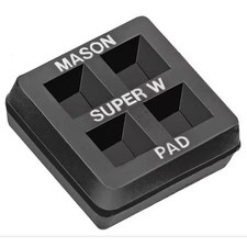 Mason Industries 2Lvr4 Vibration Iso Pad, 2X2x3/4 In, Pk2