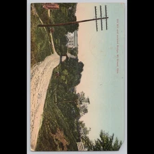 Postcard Old Mill and Covered Bridge Mt. Gilead Ohio 1909