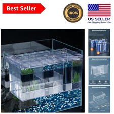 Acrylic Aquarium Breeding Box: Safe Incubator for Fish Fry Juveniles
