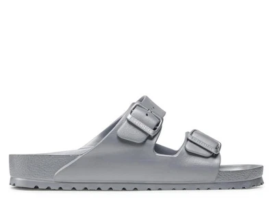 Birkenstock Herrenschuhe Badelatschen 1003490 ARIZONA EVA REGULAR Silber