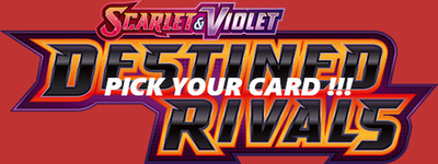 Pokemon Destined Rivals Pick your card! Base, Reverse Holo, Holo, 