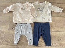 Baby Boys NEXT 0-3 Months Trouser Set Outfit Bundle Animals Cub Safari