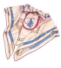 Designer-Inspired Scarf Similar to "En Roue Libre" Wheels To Freedom. China