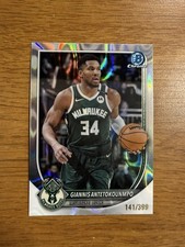 2025-26 Topps Bowman Giannis Antetokounmpo #bcv-80 Ray Wave /399
