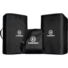 Harbinger M100-BT Portable PA with BT, speakers, bags and stands" PAIR