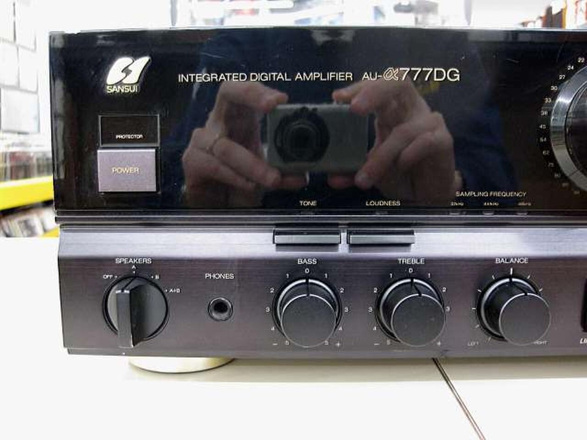 SANSUI AU-α777DG プリメインアンプ 通電確認済み SANSUI AU