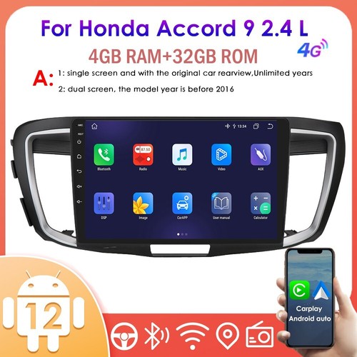 Android 13 Car Stereo Head Unit for Honda Accord 2017 Radio GPS Navi 32G CarPlay