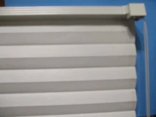 75 3/16 "W-54 3/8"H  BLOCKOUT SINGLE HONEYCOMB SHADE COLOR OFF WHITE #733