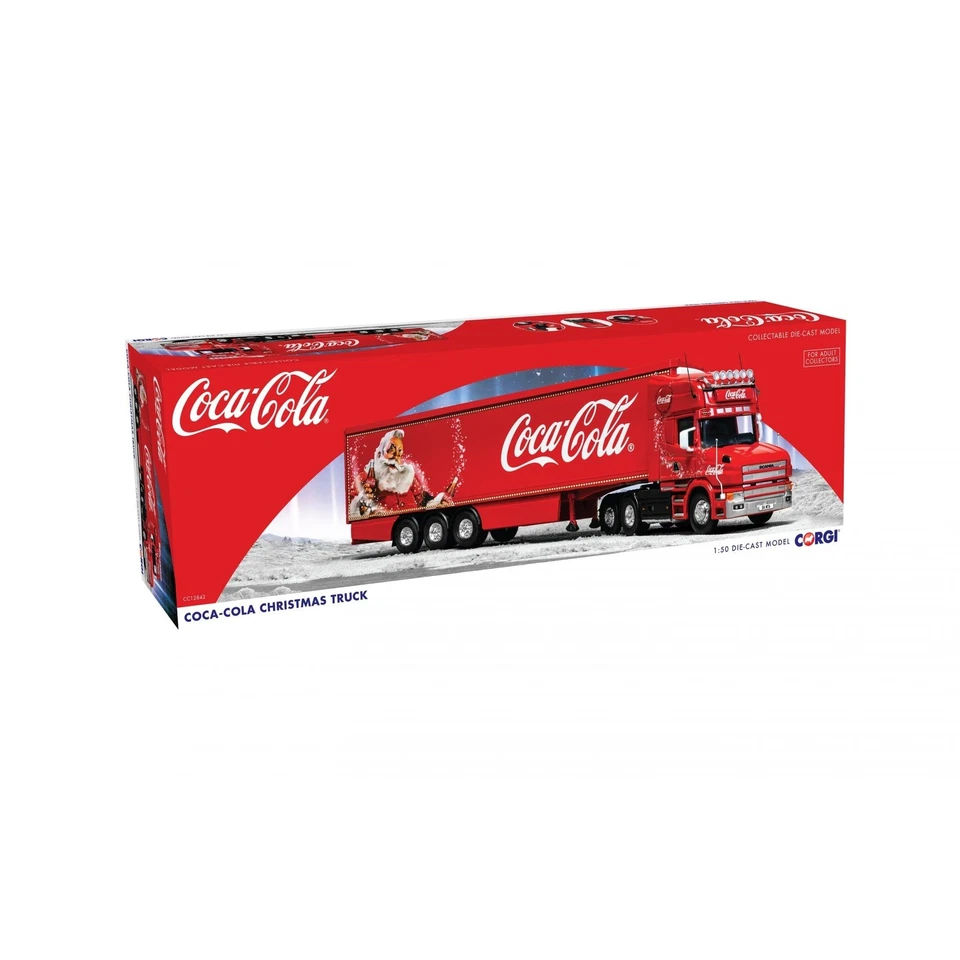 Christmas Coca-Cola Truck Scania 2021 - Diecast Scale 1:50 - Corgi NEW  - Image 4 of 4