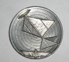 Academy of Model Aeronautics AMA vintage Pewter Token Coin 1.75" Diameter