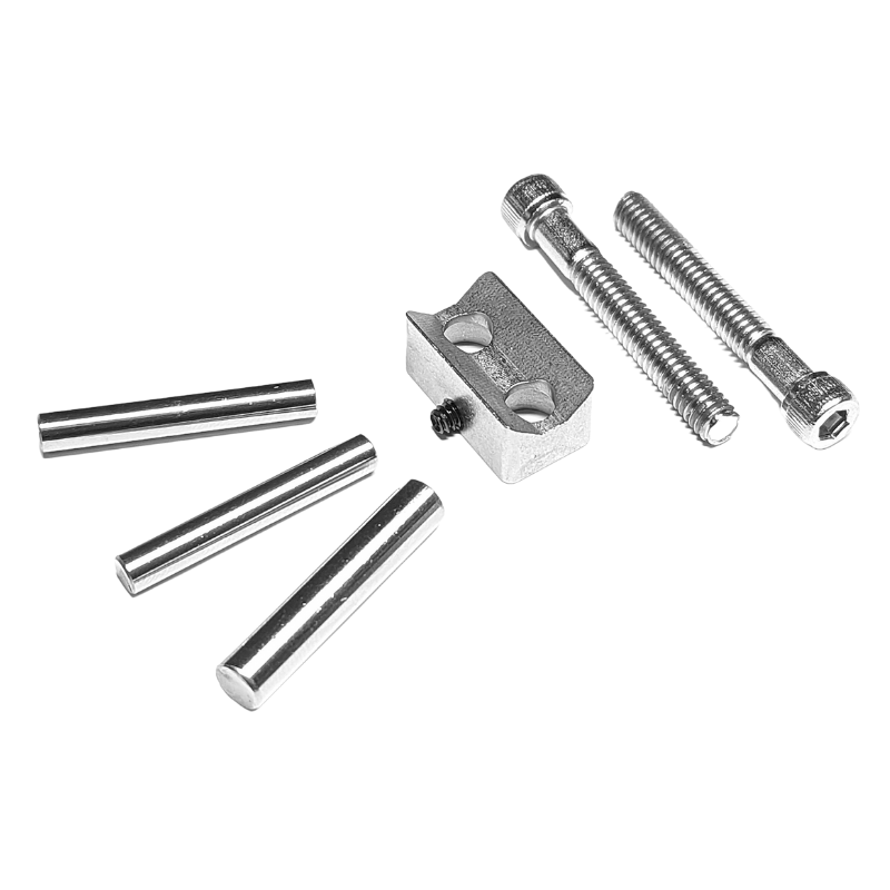 RUGER 10/22 STAINLESS STEEL V-BLOCK CROSS PINS  BOLT STOP KIT BY MOONDUCK