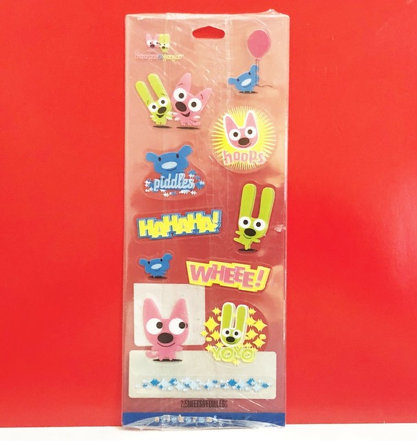 Hallmark HOOPS & YOYO Stickeroni STICKERS Scrapbooking 2 SEALED SHEETS eBay