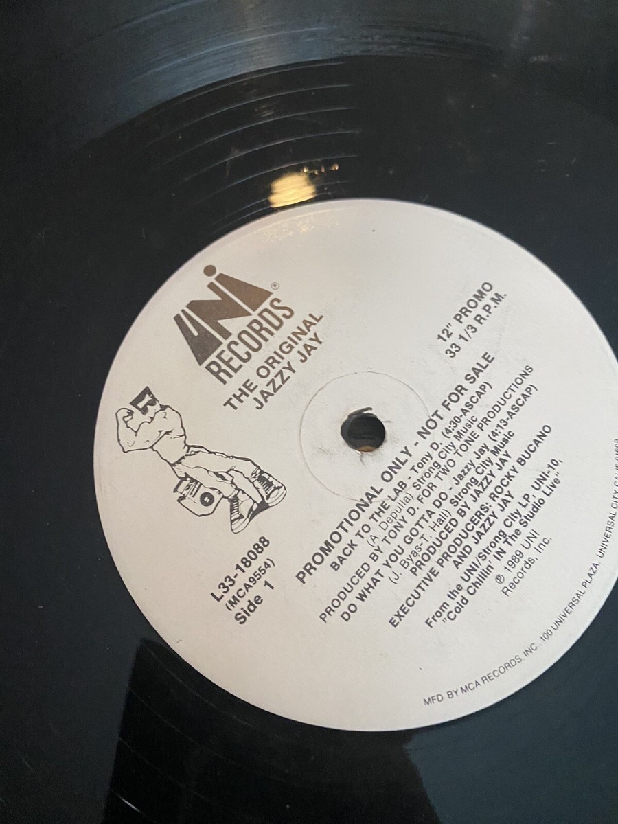 Back To The Lab by The Original Jazzy Jay vinyl 1989 UNI