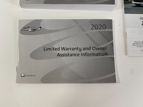 2020 Chevrolet Sonic Owners Manual Free Shipping - Foto 3 di 5