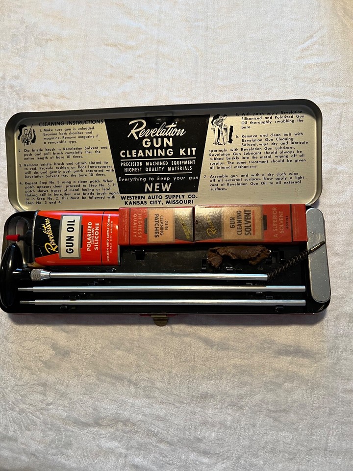 Vintage revelation Rifle Cleaning Kit 30 Cal. eBay