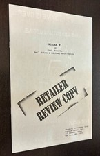 ACCLAIM COMICS RETAILER REVIEW COPY Ninjak (Valiant 1996) -- NM-