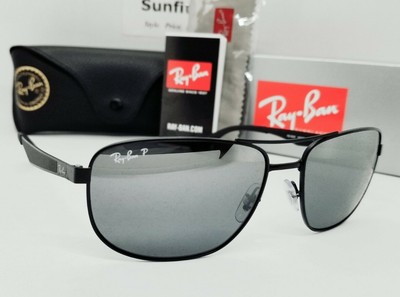 silver mirror POLARIZED RB3528 006 