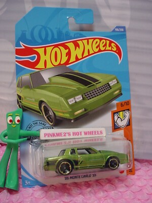 2020 i Hot Wheels '86 MONTE CARLO SS #196   green   MUSCLE MANIA   case L
