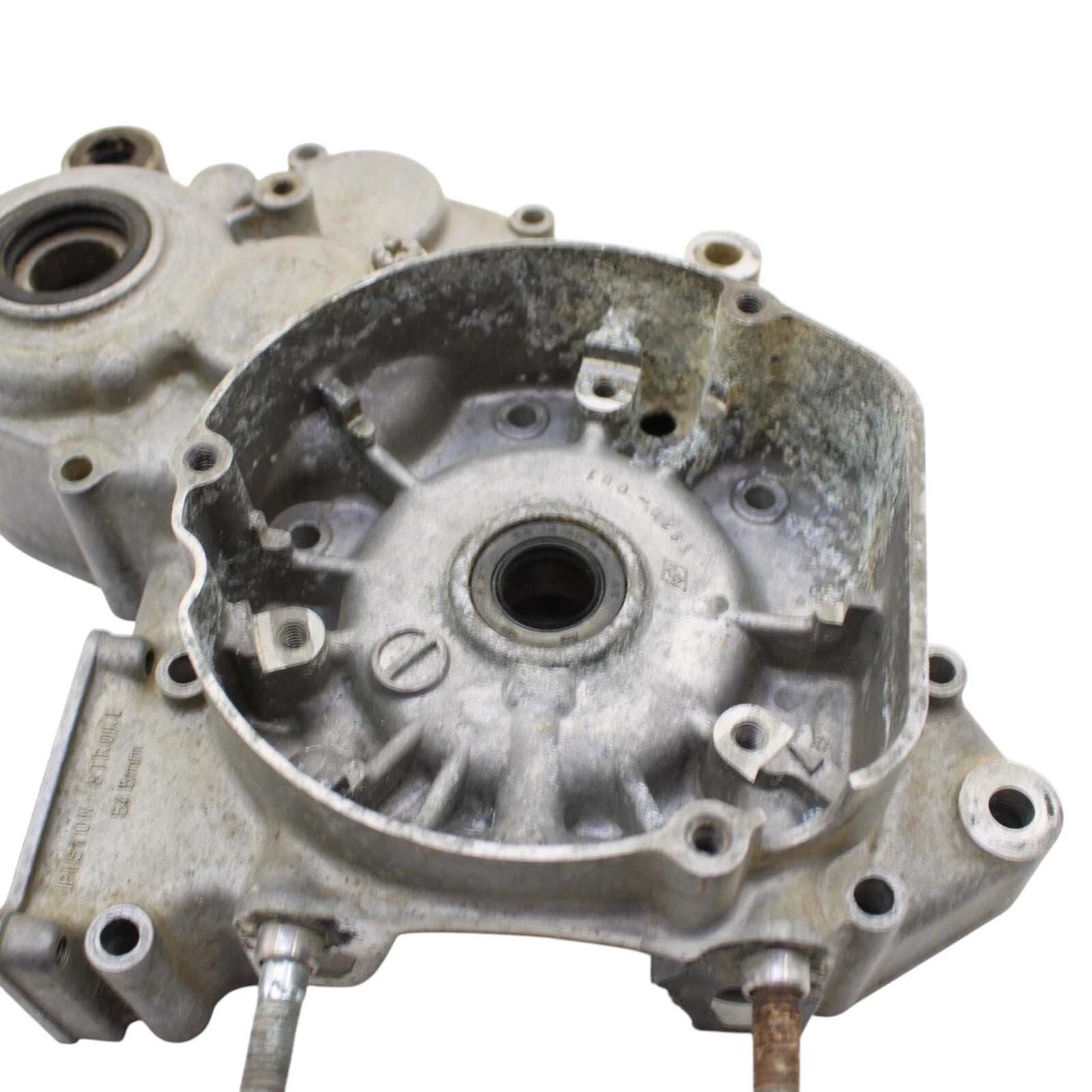 1996 - 2000 SUZUKI RM125 Crank Case Engine Case SILVER BLOCK STOCK