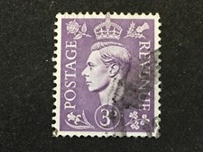 GB 1941 SG490 KING GEORGE VI 3D PALE VIOLET - USED KGVI
