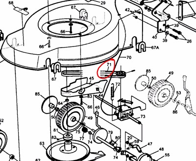 Hayter Motiv 53 21'' Schnitt Antriebsriemen Getriebe Gearbox Code 435 A C D E F G H