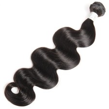 Hair Natural Black Body Wave 1 Bundle 100g Sew In 100 Virgin Human Hair