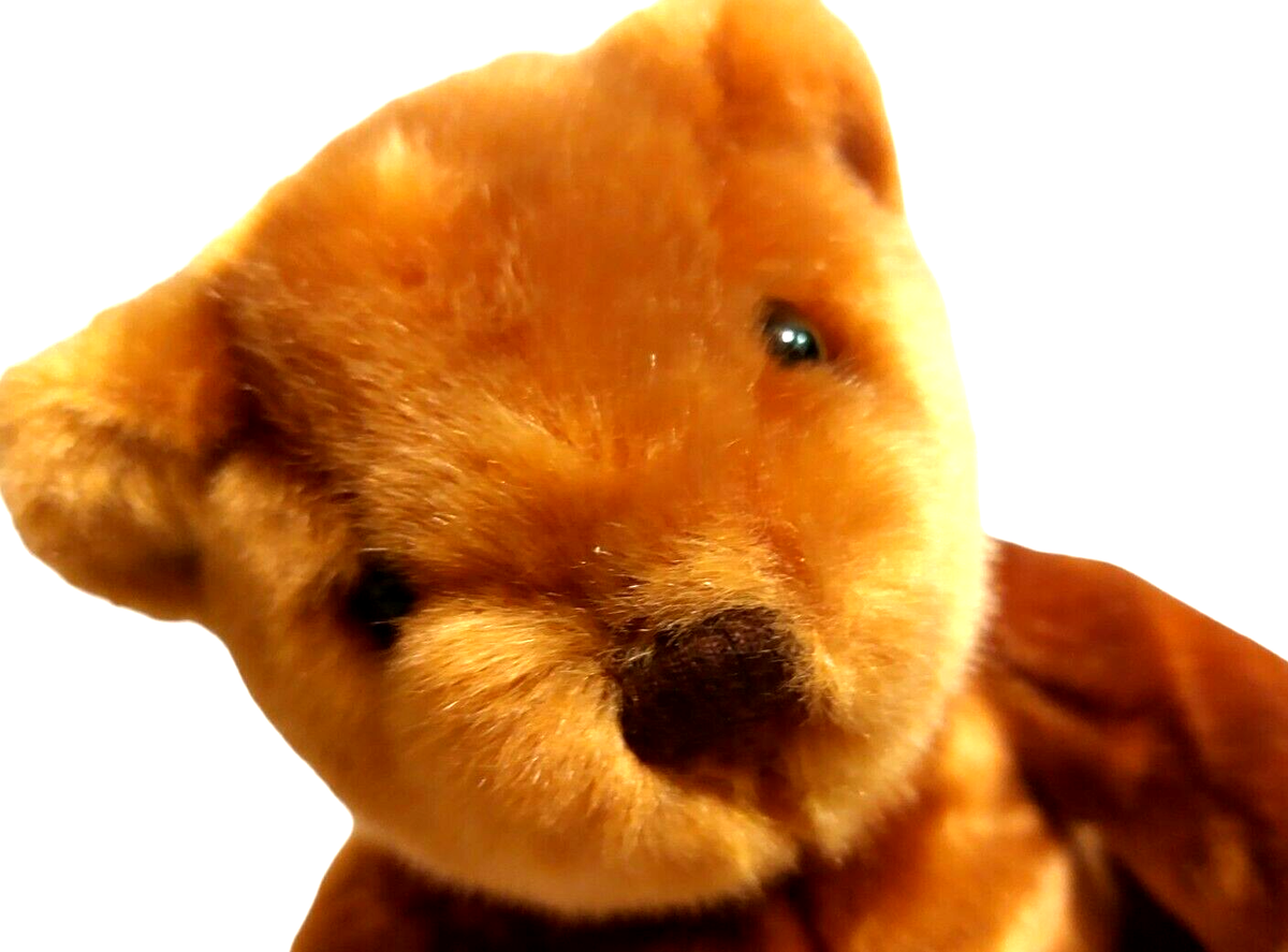 Herrington Teddy Bears Plush Go Blue Golden Brown Stuffed Animal
