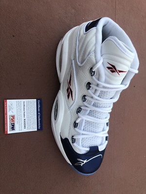 Reebok Classic Mid Allen Iverson Blue Toe OG Basketball Shoes Size 11 Reebok Question Mid Pearlized Blue Toe 11 - Rookie Allen  main image 3