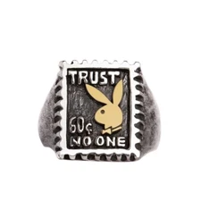Playboy x Jewelry lab "Trust No One" Ring