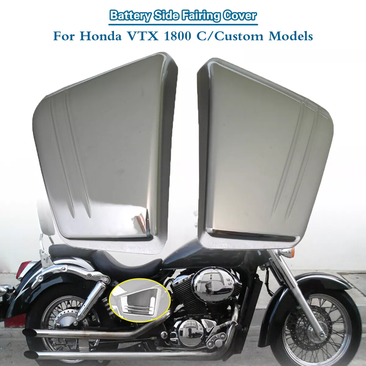 For Honda VTX 1800 C VTX1800C VTX1800C2 Custom Fairing Battery