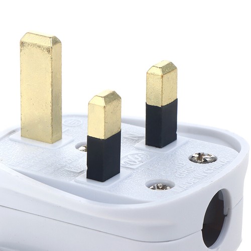3 Pin UK Mains Plug 13A Appliance Assembly Power Cord Fuse Wiring Connector - Photo 4/14