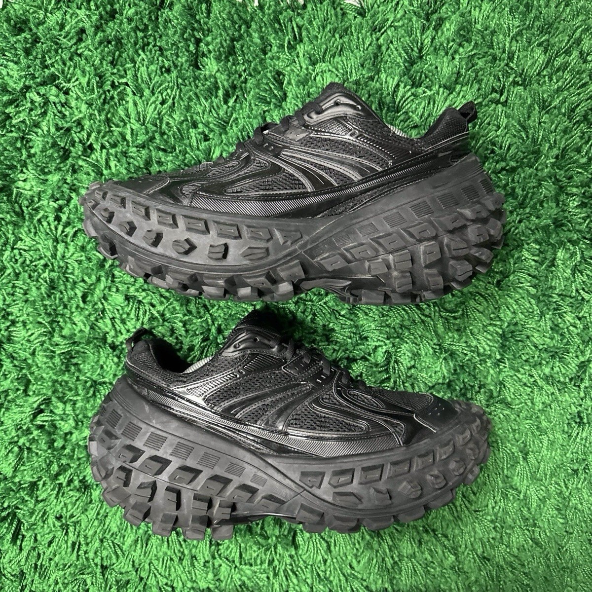 Size 12 - Balenciaga Defender Bouncer Sneaker Black - Super Size 12 - Balenciaga Defender Bouncer Sneaker Black - Super