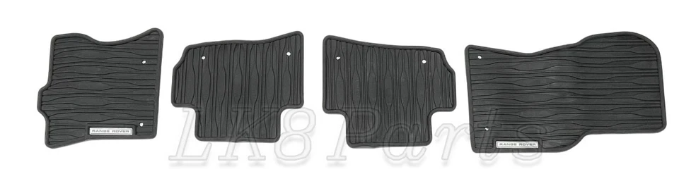 Juego de alfombrillas de goma para todo tipo de clima Range Rover Velar LHD genuinas VPLS0413 nuevas Foto 2 de 4