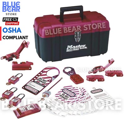 Lockout Tagout Kit Electrical LOTO Circuit Breaker Lockout Tagout Hasps ...